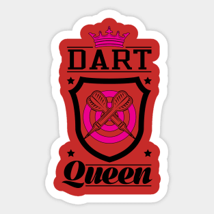 Dart Queen Sticker